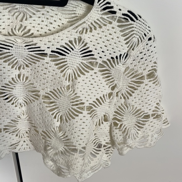 ❤️New LHD La Mer Crop Top in Delicate Cotton White - Picture 4 of 8